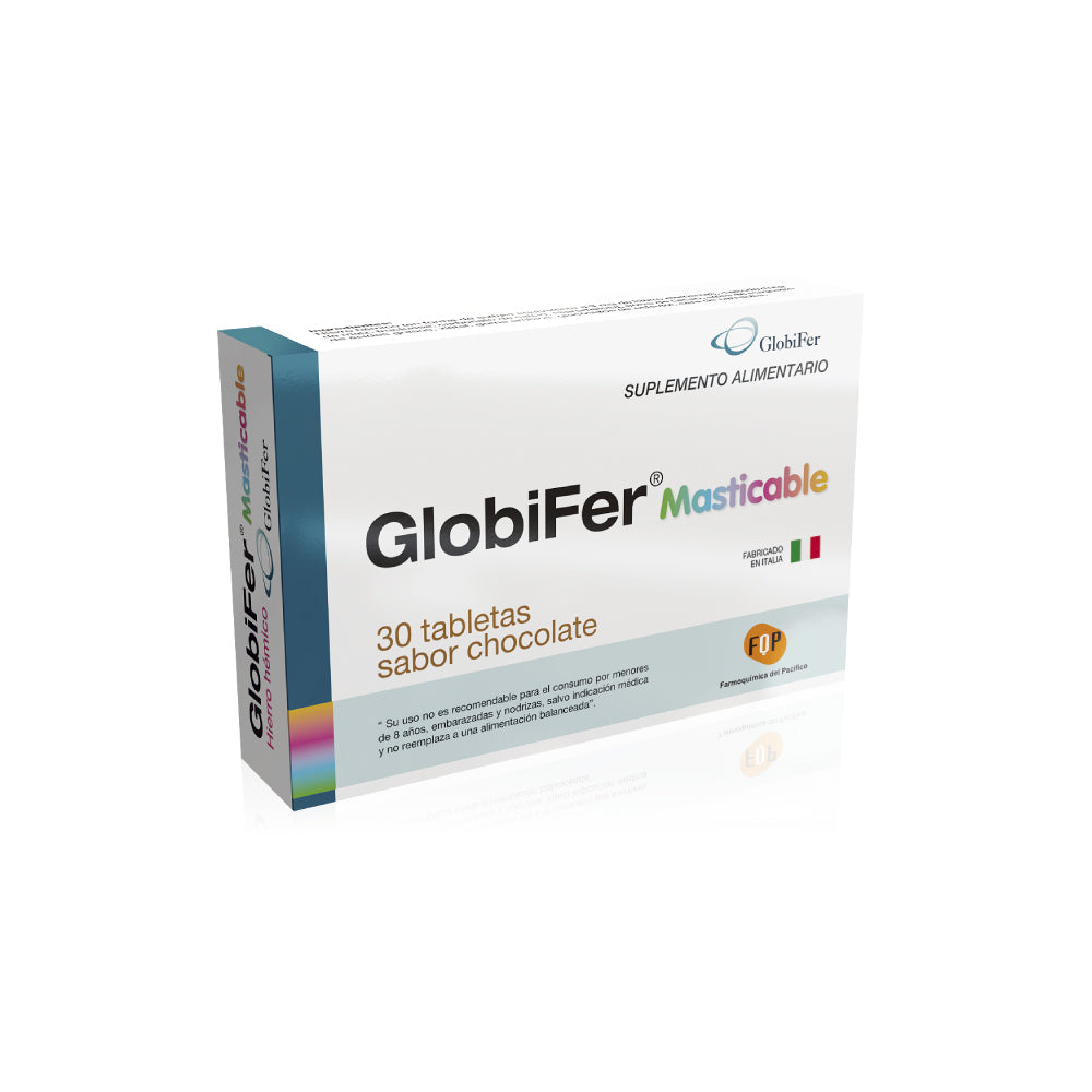 GLOBIFER MASTICABLE 30 TABLETAS